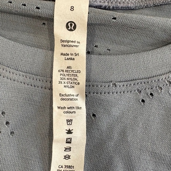 Lululemon Swiftly Relaxed Long-Sleeve Shirt Strata Wave Chambray / Chambray - Picture 7 of 10